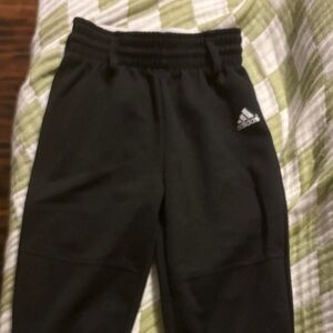 Adidas Kids Black Sweatpants with Logo